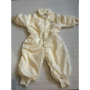 Vintage‎ Tidykins Quilted Insulated Lining Zip Up snowsuit Girl 60's, 70's